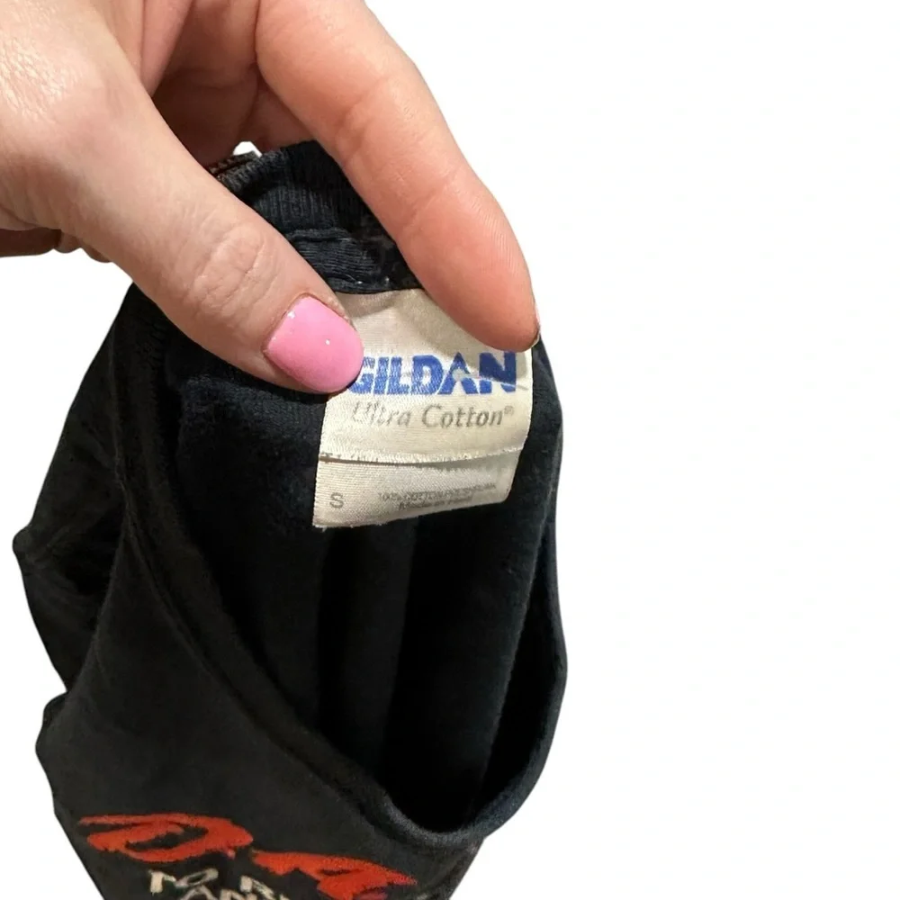 Black D.A.R.E. Graphic T-Shirt S - Picture 2 of 5